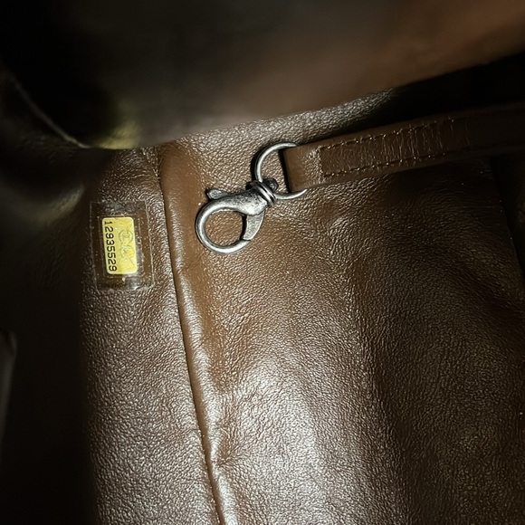 CHANEL Bronze Distressed Calfskin Bag - Picture 15 of 17